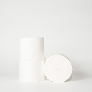 Giấy vệ sinh giấy cuộn cao cấp Ecotissue 3 lớp lốc 10 cuộn có lõi/không lõi cao cấp mềm dai tự nhiên