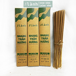 Nhang Trầm Hương Đặc Biệt Cao Cấp Thượng Hạng 30-40cm, 100gr 3 Lành Tự Nhiên 100% 7- Trên 15 Năm Trầm Thờ Cúng Thư Giãn Dâng Hương Tôn Giáo Xông Nhà