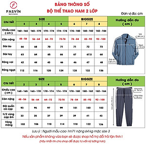 Bộ Quần Áo Thể Thao Nam Fasvin BC23615.HN Chất Vải Gió Hai Lớp Lót Nỉ Dầy Dặn Ấm Áp.