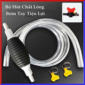 Ống hút chất lỏng đa năng, ống hút xăng dầu bóp tay, dụng cụ chiết rượu tiện lợi, vòi hút thay nước bể cá lực mạnh
