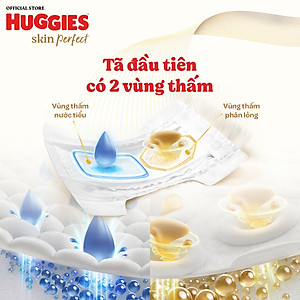 Combo 2 Tã/ Bỉm Quần Huggies Skin Perfect M/L/XL/XXL Super Jumbo Với 2 Vùng Thấm Giảm Kích Ứng Da