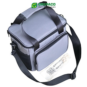 Túi Đựng Hộp Cơm Giữ Nhiệt Grepaco Nóng Lạnh Nhiều Ngăn Đựng Đồ Thức Ăn Văn Phòng, Du Lịch – Vải Bố Canvas, Kích Thước Size To (Cỡ Lớn), Kiểu Giỏ Xách Và Quai Đeo Vai Thời Trang Nam Nữ - Tặng Túi Đựng Muỗng Nĩa - Hàng Chính Hãng