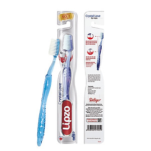 Bàn Chải Đánh Răng LIPZO Crystal Love For Man Công Nghệ Lông Nở Kết Hợp Chỉ Tơ Nha Khoa Dành Cho Nam Giới