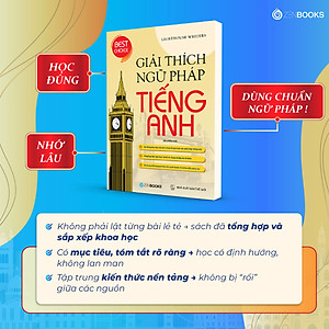 Sách Giải Thích Ngữ Pháp Tiếng Anh (Ấn Phẩm Mới)