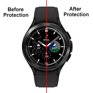 Kính cường lực 2D chống trầy xước bảo vệ cho đồng hồ Samsung Galaxy Watch 4 40mm / 44mm và Watch 4 classic 42mm / 46mm