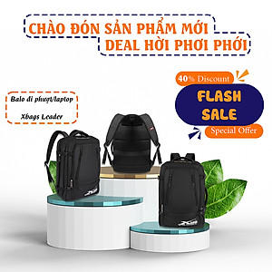 Balo laptop cao cấp, balo du lịch cỡ lớn nhiều ngăn Xbags Leader