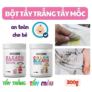 Bột Tẩy Vết Mốc, Ố Vàng Không Bay Màu - Tẩy Trắng Quần Áo Hiệu Quả, An Toàn Cho Bé - HÀNG CHÍNH HÃNG MINIIN