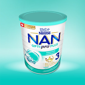 Sữa bột Nestlé NAN OPTIPRO PLUS 3 1500g/lon với 5HMO (1-2 tuổi)