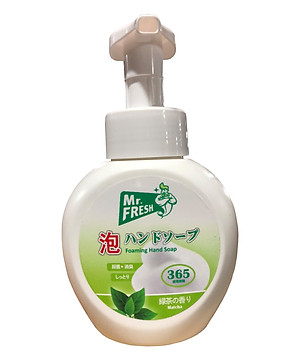 Sữa rửa tay bọt tuyết 365ml Mr.fresh Hương Trà xanh