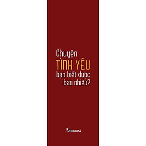 Sách - Men Chase Women Choose - Chuyện Tình Yêu Bạn Biết Được Bao Nhiêu? ( tặng kèm bookmark Thiết kế )