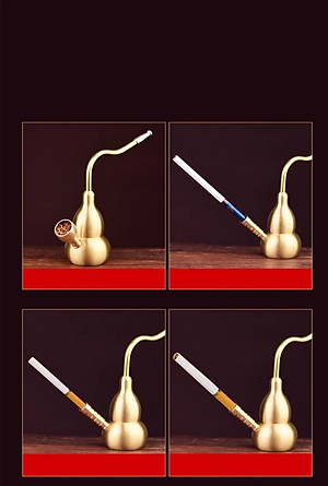 Bình Hồ Lô Lọc Thuốc L,á Bằng Đồng Cao Cấp. Sử Dụng Đa Năng Tiện Lợi, Tháo Lắp Vệ Sinh Dễ Dàng