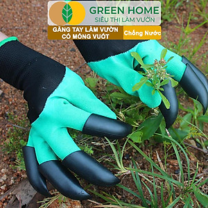 Găng tay làm vườn, có móng vuốt, độ bền cao, chống thấm nước, đào, xới đất, dễ vệ sinh |Greenhome