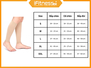 Tất Vớ Bắp Chân Y Khoa Trợ Ngăn Ngừa Suy Giãn Tĩnh Mạch Yasee