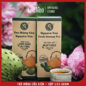 Trà Mãng Cầu Nguyễn Văn - 100% mãng cầu xiêm tươi sấy khô - Hộp 100 GRAM