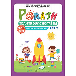 Combo Pomath Toán tư duy cho trẻ em 9 - 10 tuổi - Tặng bảng thi đấu tư duy