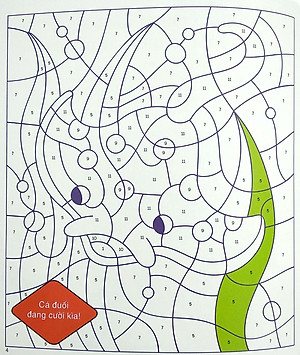 Sách Tô Màu Theo Số Dưới Đại Dương