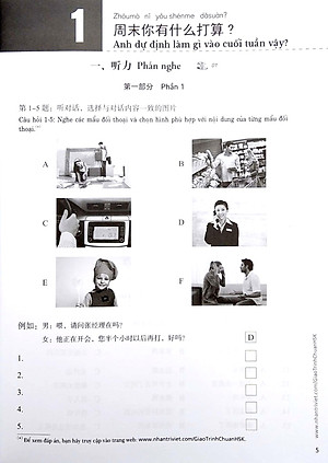 Giáo Trình Chuẩn HSK 3 - Sách Bài Tập