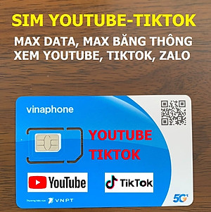 Sim 4G Vinaphone 5GB/NGÀY (Gia hạn 50k/tháng) FREE Toàn bộ Data xem Youtube, Tiktok với tốc độ cao, MAX băng thông, Max dung lượng - Dùng Toàn Quốc - hàng chính hãng