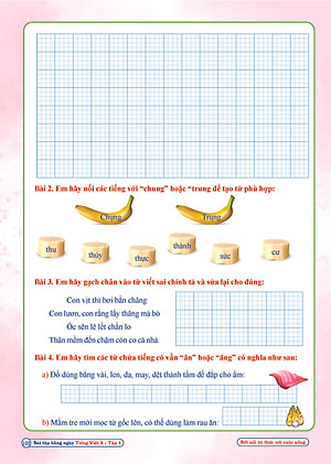 Bài Tập Hằng Ngày Tiếng Việt Lớp 3 - Kết Nối Tri Thức - Học Kì 1