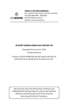 Sách Bí Quyết Thương Lượng Tuổi Dậy Thì