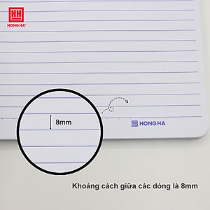 Sổ bìa bồi A4 200trang Hồng Hà Subject - 4586