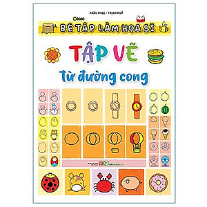 Bé tập làm họa sĩ - Tập vẽ từ đường cong B40