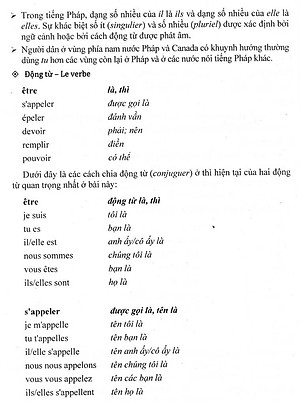 Ngữ Pháp Cấu Trúc Câu Tiếng Pháp Trình Độ Sơ Cấp - HA