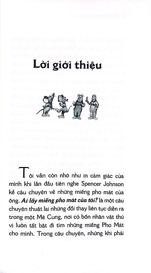 Sách Ai Lấy Miếng Pho Mát Của Tôi ? (Tái Bản)