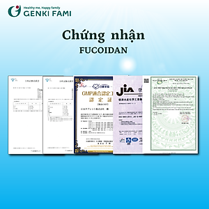 Combo Viên Uống Fucoidan Okinawa Tăng Cường Đề Kháng, Miễn Dịch, Hỗ Trợ Ngăn Ngừa Ung Bướu Hộp 150 Viên, Genki Fami Nhật Bản