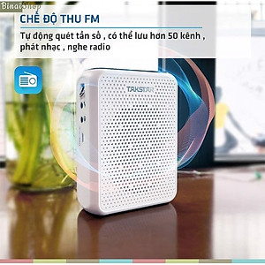 Takstar E300W- Tặng túi rút đựng máy trợ giảng - Máy Trợ Giảng Không Dây UHF, Kết Nối Bluetooth, Công Suất 10W Cho Giáo Viên, Bán Hàng - Hàng chính hãng