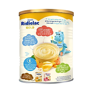 BỘ 2 LON BỘT ĂN DẶM RIDIELAC GOLD GÀ RAU CỦ - 350G