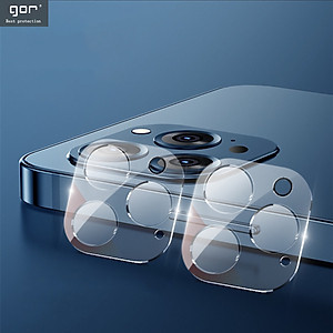 Bộ 2 Miếng Dán Kính Cường Lực Camera chống trầy GOR cho iPhone 13 Mini / 13 / 13 Pro / 13 Pro Max - Hàng Chính Hãng