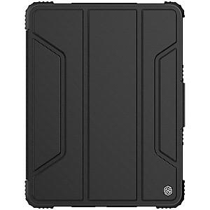 Bao da Nillkin Bumper Leather Case cho iPad Air 4 2020 10.9 Inch / iPad Pro 11 inch 2020 & 2018 (Có khe cắm bút Apple Pencil) - Hàng Nhập Khẩu