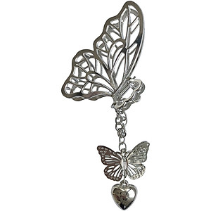 Kẹp tóc kim loại con bướm treo