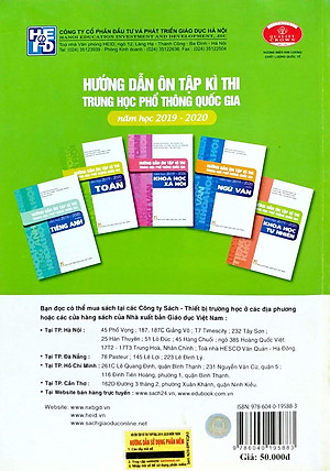 Hướng Dẫn Ôn Tập Kì Thi THPT Quốc Gia Năm Học 2019 - 2020 Môn Toán