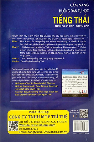 Cẩm Nang Hướng Dẫn Tự Học Tiếng Thái - Trình Độ Sơ Cấp - Trung Cấp