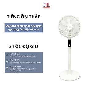 Quạt đứng điện tử có điều khiễn từ xa, hẹn giờ Mitomo FCE-60AEV, công suất 60W, động cơ dây đồng - Bảo hành 2 năm hàng chính hãng