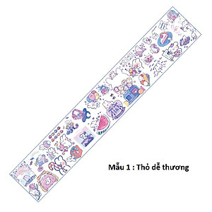 Miếng Sticker loại xịn cỡ lớn Laluna hoạt tiết xinh yêu - A14