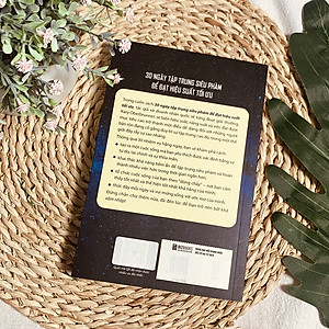 Sách 30 Ngày Tập Trung Siêu Phàm Để Đạt Hiệu Suất Tối Ưu