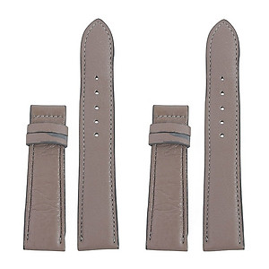 Dây đồng hồ Huy Hoàng da bò size 16, 18, 20 màu trắng, cam, kem, tím nhạt HT8119-20-21-22