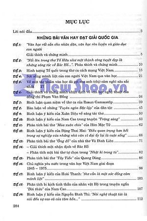 Những Bài Văn Đạt Giải Quốc Gia_HA