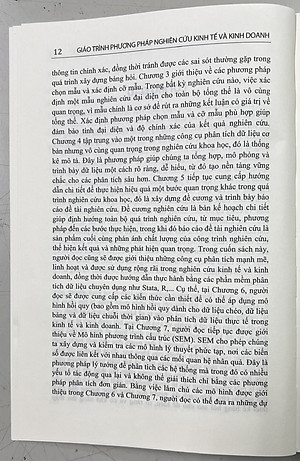 Sách - Giáo Trình Phương Pháp Nghiên Cứu Kinh Tế Và Kinh Doanh