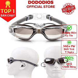 Kính bơi chống sương mờ, chống UV, dây được làm 100% silicone mềm mại, thiết kế không trơn trượt, độ co giãn, độ bền thách thức thời gian, dành cho vận động viên chuyên nghiệp, kính bơi cận thị có độ - Chính hãng DODODIOS