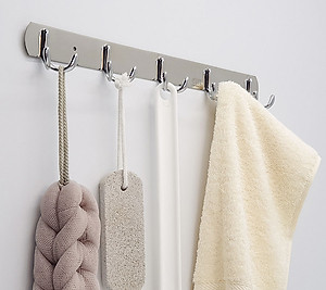 Móc treo áo 5 chấu Inox Eurolife EL-M1 (Trắng bạc)