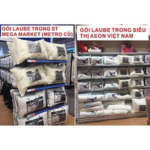 Ruột Gối nằm khách sạn lông vũ nhân tạo Mcirofiber Laube kháng khuẩn khử mùi 50x70cm