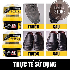 Xi Đánh Bóng Giày Da Làm Bóng Nhanh Đồ Da, Xi Kem Dưỡng Da Có Đầu Mút Hỗ Trợ - HÀNG CHÍNH HÃNG MINIIN