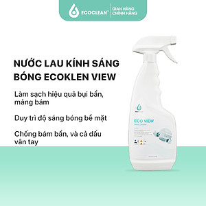 Nước Lau Kính Sáng Bóng Chống Bám Bẩn - ECO VIEW - Chai 500ml