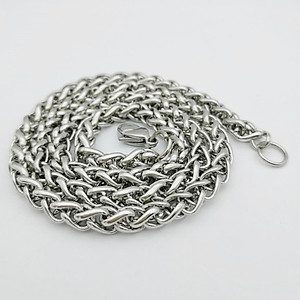 Bộ Dây Chuyền Nam Nữ inox kiểu Xích Lặc, Phong cách Châu Mỹ, Kèm hộp đựng lót nỉ.