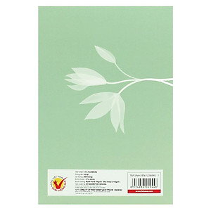 Tập Sinh Viên B5 - 4 Ô Ly - 200 Trang 70gsm FAHASA - Flower (Mẫu Màu Giao Ngẫu Nhiên)