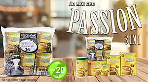 Bột Ca Cao Passion 3 in 1 CoCoa Indochine (Túi 30 gói x 16g) - MUA 3 TÚI TẶNG 1 HỘP MATCHA LATTE 100G